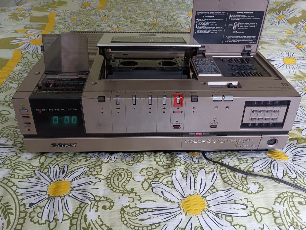 Sony sl-t7me video betamax