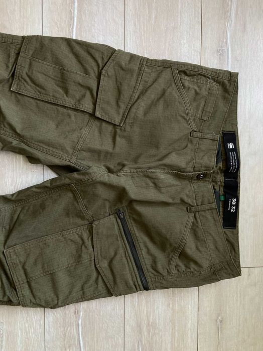 G Star Rovic Zip 3D Straight Tapered панталони капаци панталон 38 / 32