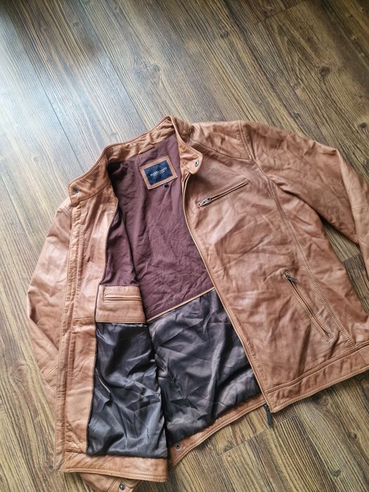 Страхотно мъжко кожено яке MARIO CONTI размер 2XL