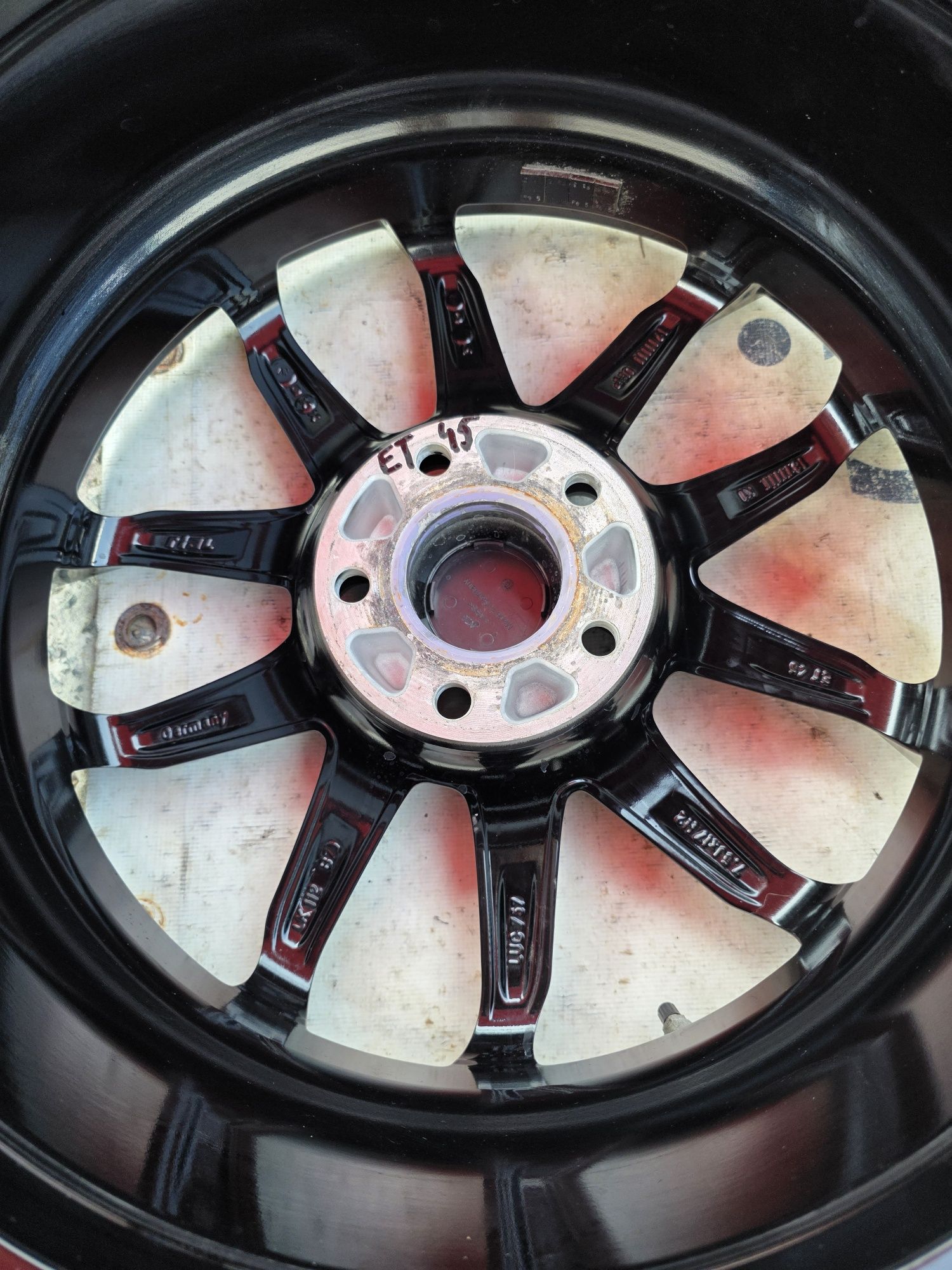 Jante Aliaj Originale Mercedes 5×112 Pe 17  ET 45
