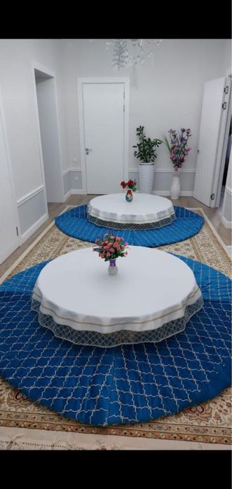 Дөңгелек жер стол