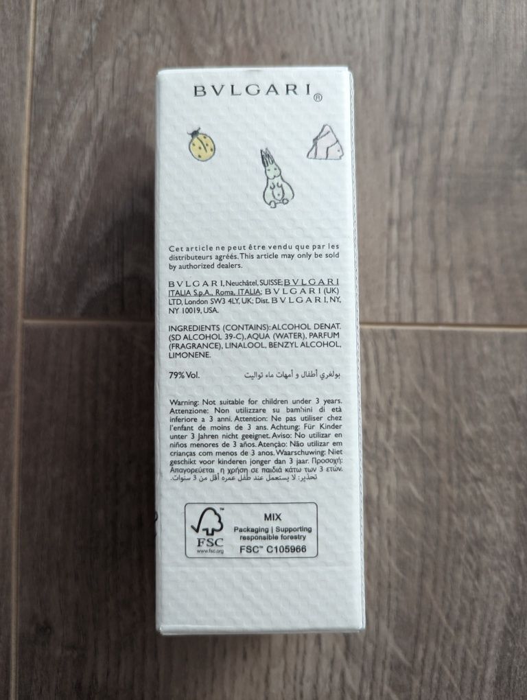 Vand parfum Bulgari (Bvlgari) Petits et Mamans Eau de Toilette 40 ml