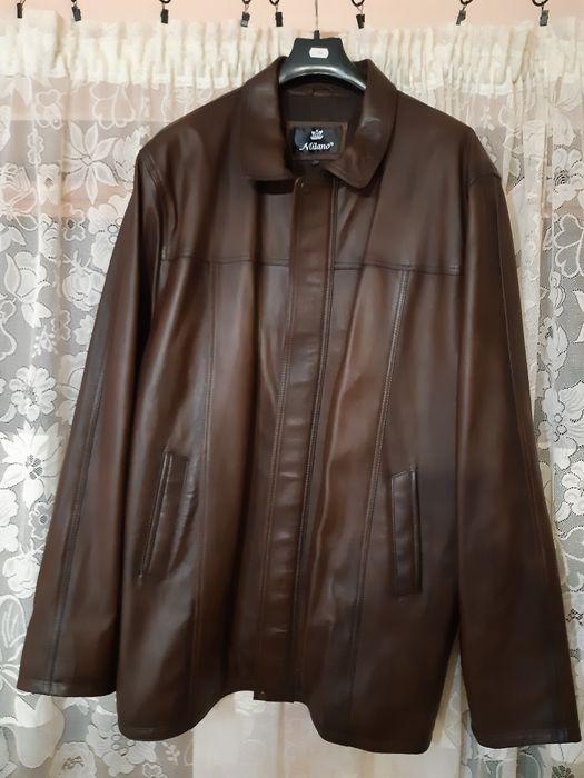 Geaca piele noua marime mare 7XL adusa din Turcia