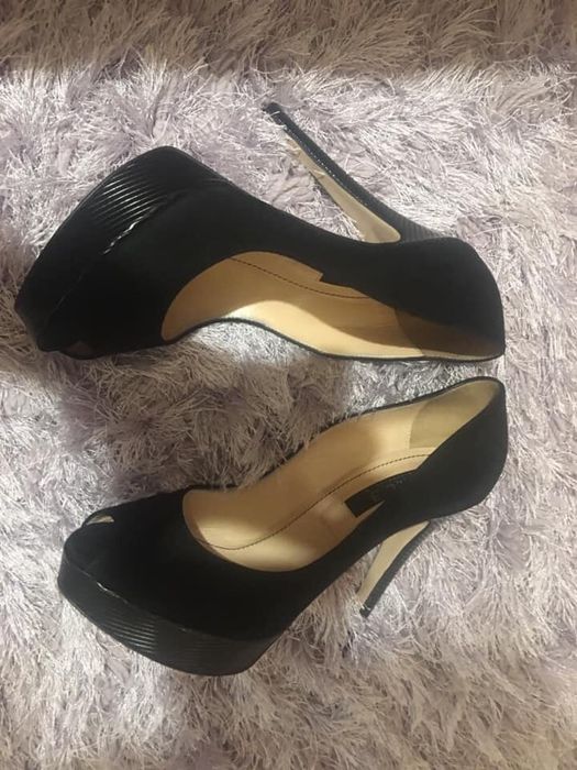 Pantofi Musette piele intoarsa
