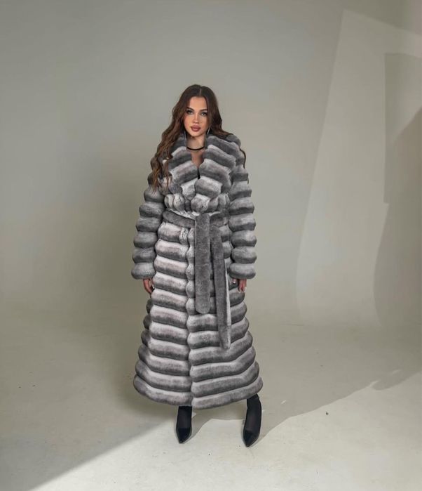 Эко-шуба под шиншиллу