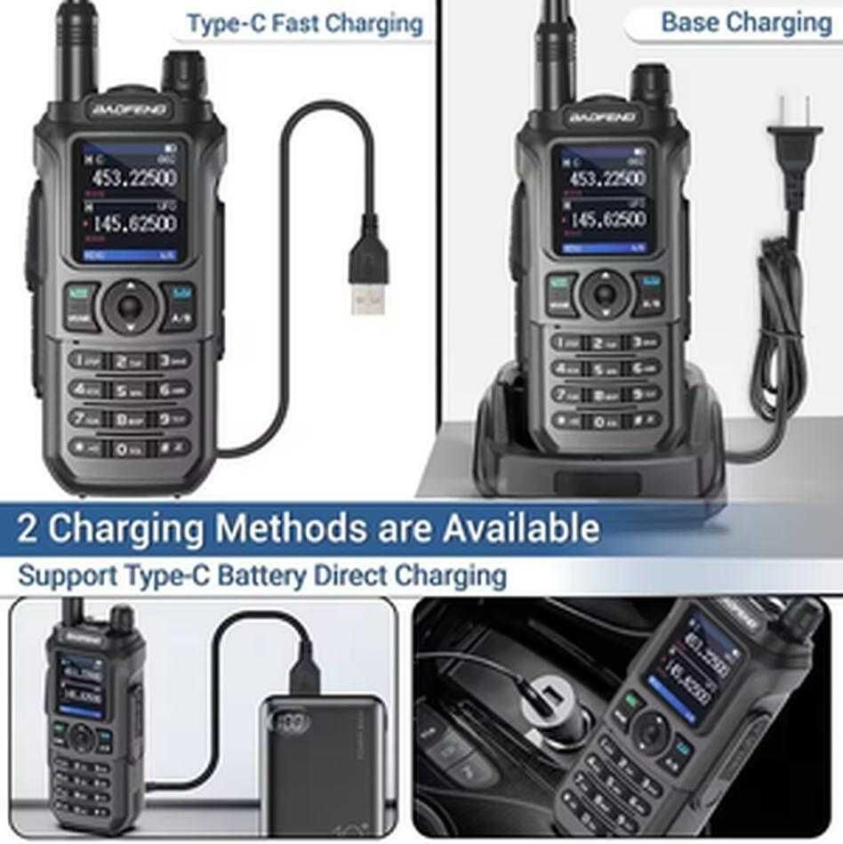 радиостанция Baofeng UV-21 Pro V2 IP68  2800ma 8w достигне до 10-15 км