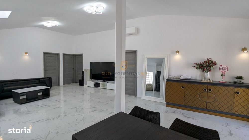 Apartament 4 camere, mobilat si utilat, terasa + curte, Magurele