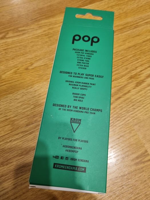 KROM Kendama Pop Rubber Dark Green