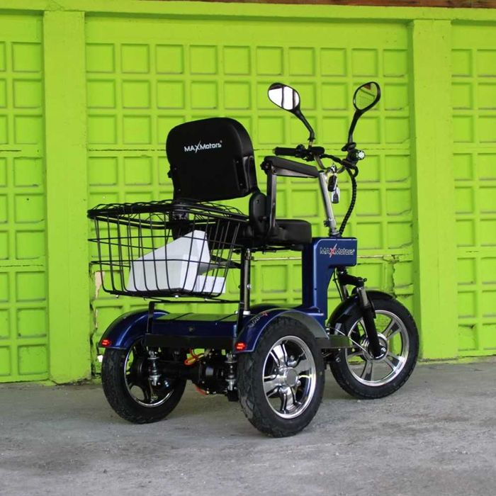 Електрическа Триколка A6 LUX+ 1000W BLUE