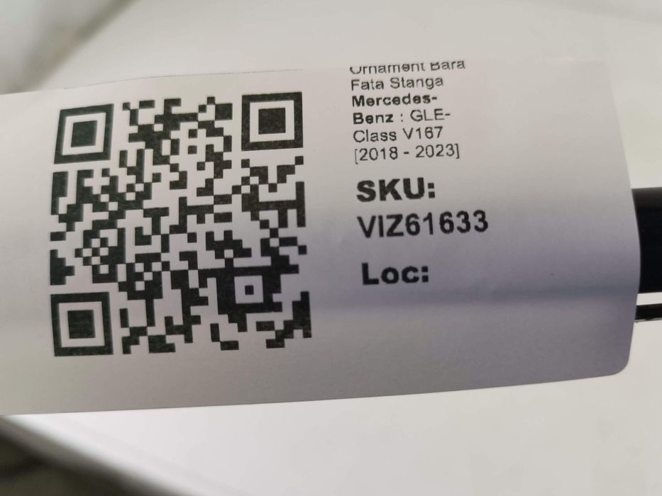 Декоративен елемент предна броня ляво Мерцедес-Бенц ГЛЕ-Клас / Mercede