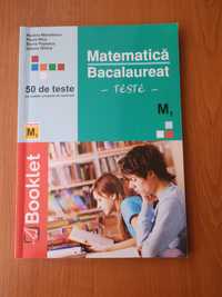 Culegere de teste bac matematica M1, profil mate info, editura Booklet