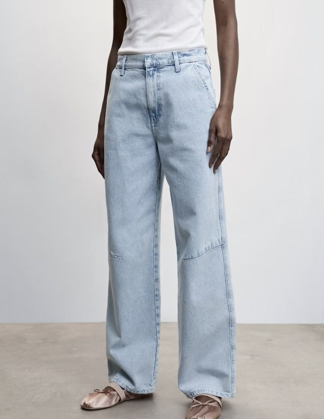 Blugi wide leg Mango