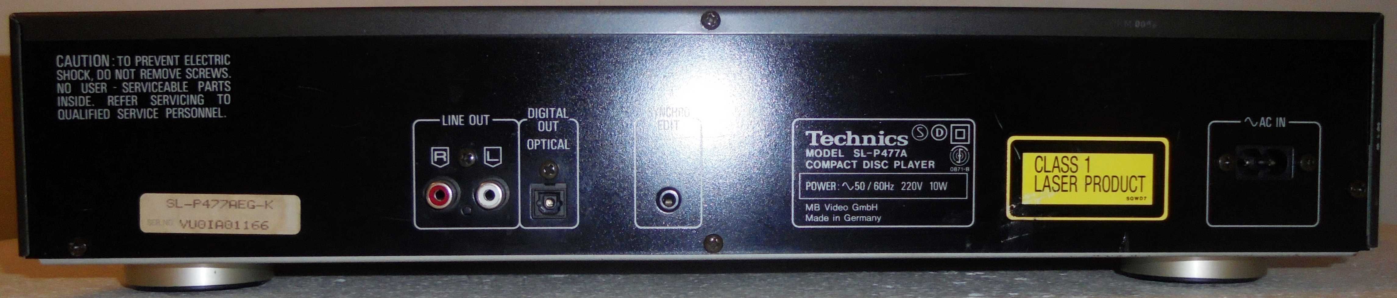 Vand doua CD playere Technics,  perfect functionale