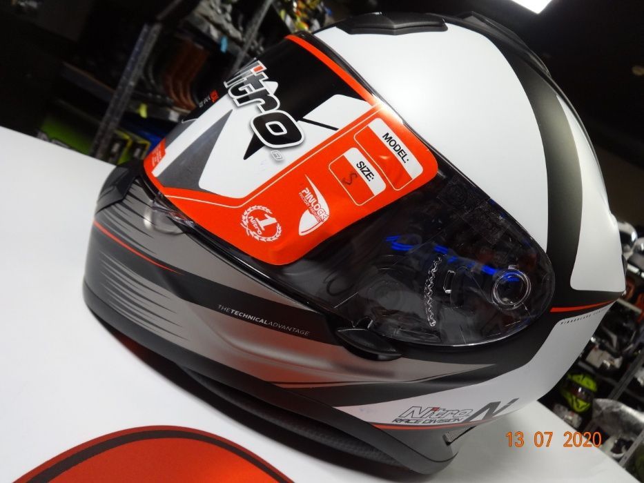 Каска nitro n3100 rival нова мото каска шлем xs s m l xl