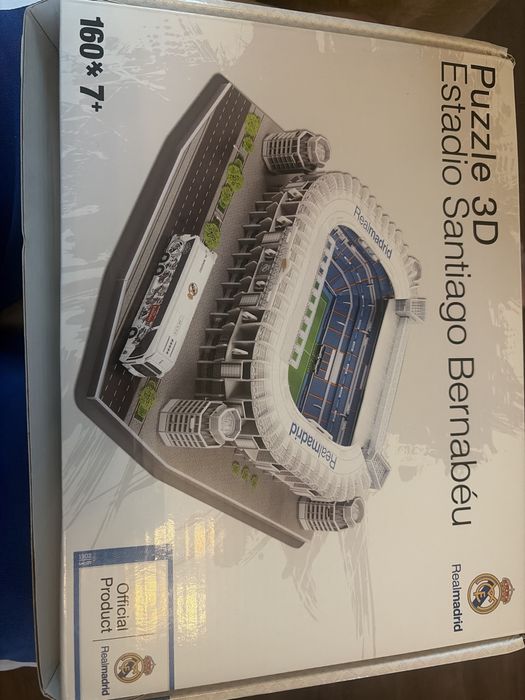 3d пъзел макет на Сантияго Бернабеу