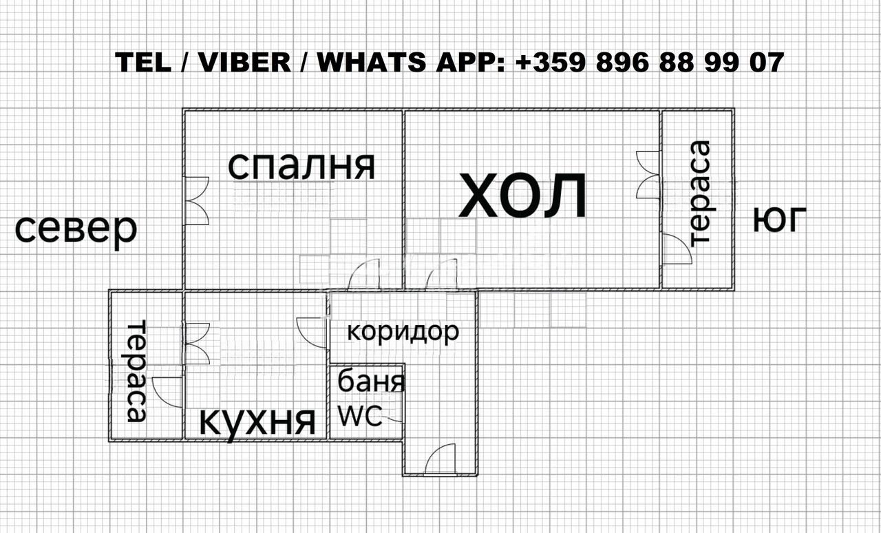 Продава се Двустаен апартамент в Шумен, Боян Българанов 1 - 62 кв.м за 1481 €/кв.м - Снимка #2