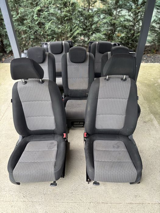 Interior vw Sharan 7N cu 7 locuri + ceturi locul 6\7