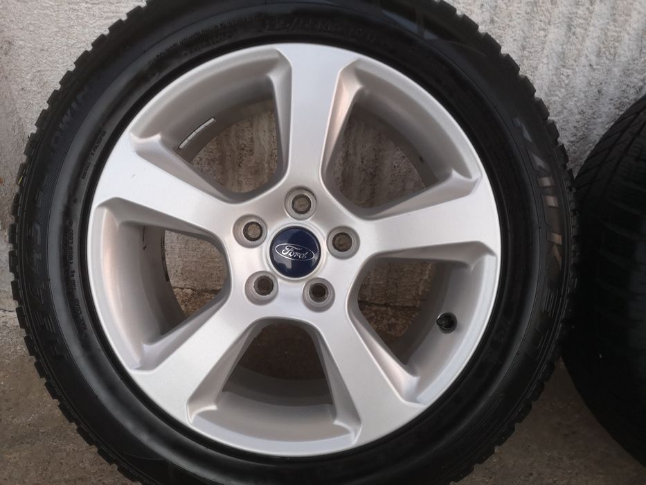 12 ) Jante r16 5x108 originale Ford Anvelope 215 55 16