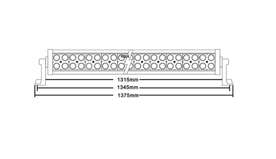 LED Bar ЛЕД бар 300W с ЕПИСТАР диоди, 10-30V , 135см ,  SGA300WEP