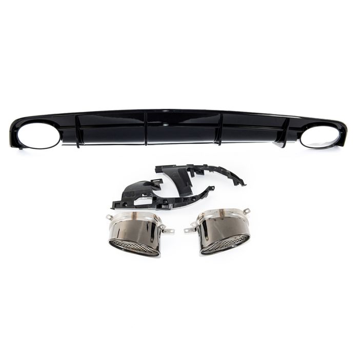 Заден Дифузьор RS6 Audi A6 C7 (4G) Facelift (2015-18) S-Line Броня