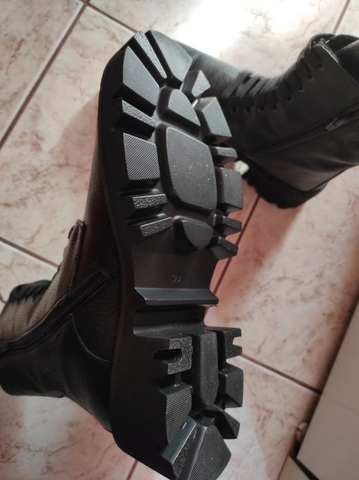 Ghete dama/ cadenzza piele naturala