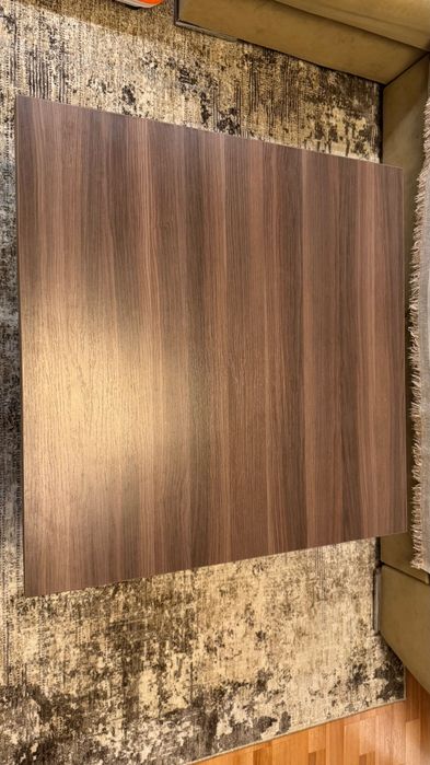 Masa de cafea extensibila, pe roti 80x80/160cm