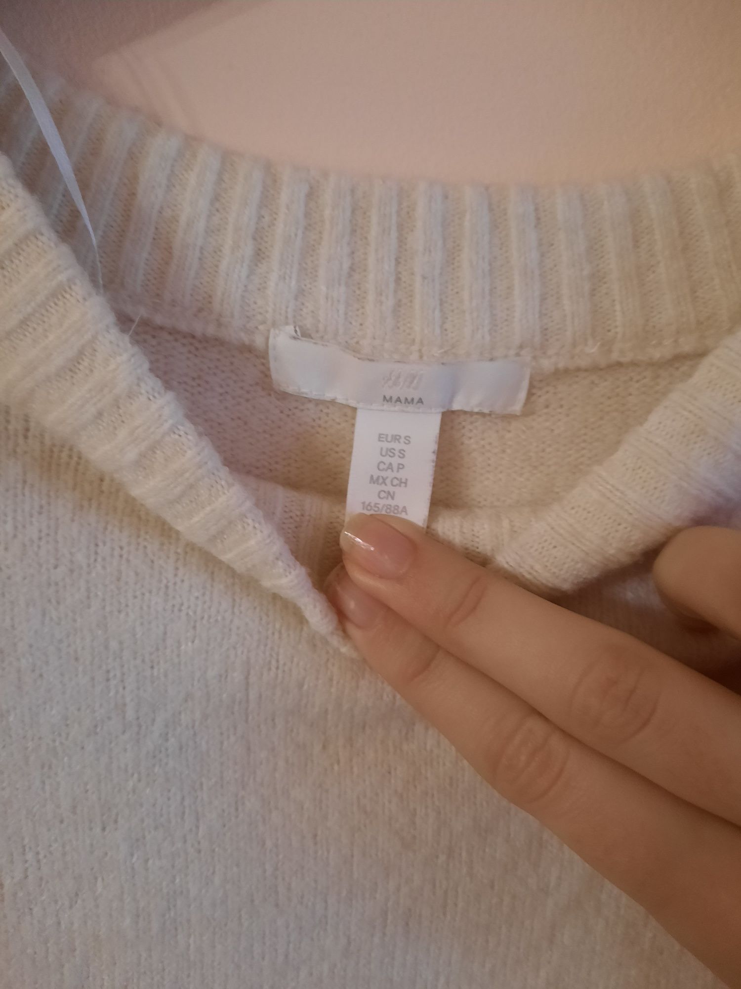 Pulover MAMA tricotat fin H&M, mărimea S