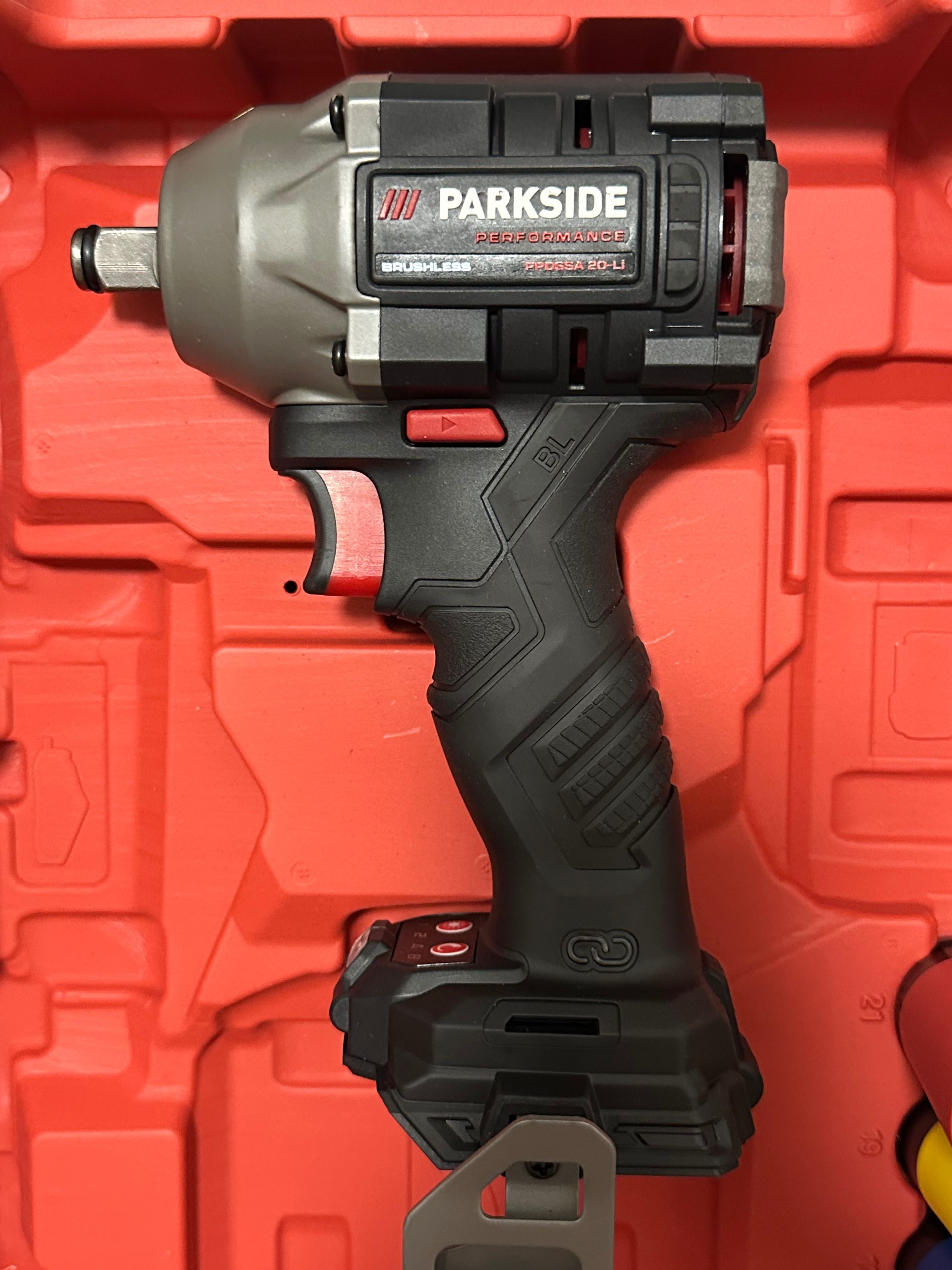 Parkside performance ударен гайковерт