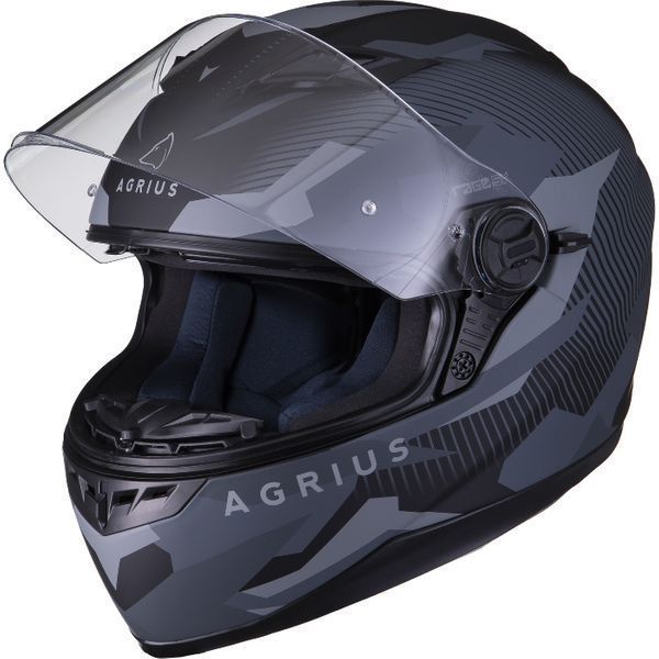 Casca Moto NOUA pe negru mat cu ochelari soare si 4 STELE SHARP, S-XL