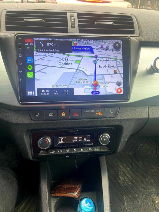 Navigatie Android Skoda Fabia Waze YouTube GPS