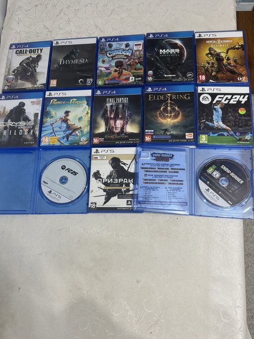 Игры для playstation 4/5, диски ps4/5