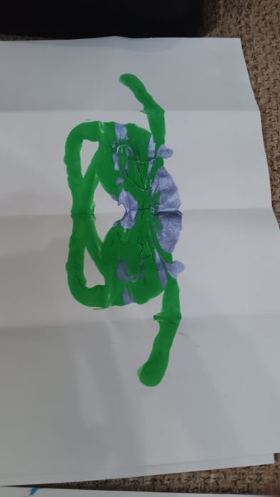 Рисунки които един чип е от бои а пък другият и е ме от моливи