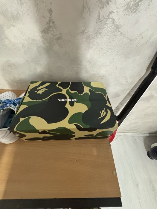 Bapesta uri white and blue