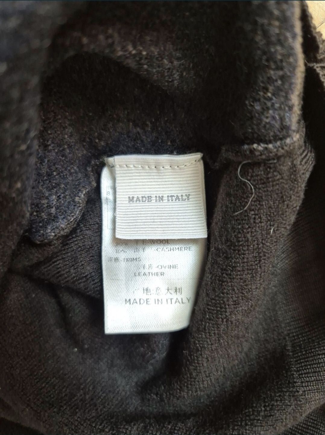 Pulover Cardigan gros de lux, Ermenegildo Zegna, Barbati, Lână- 48 / S