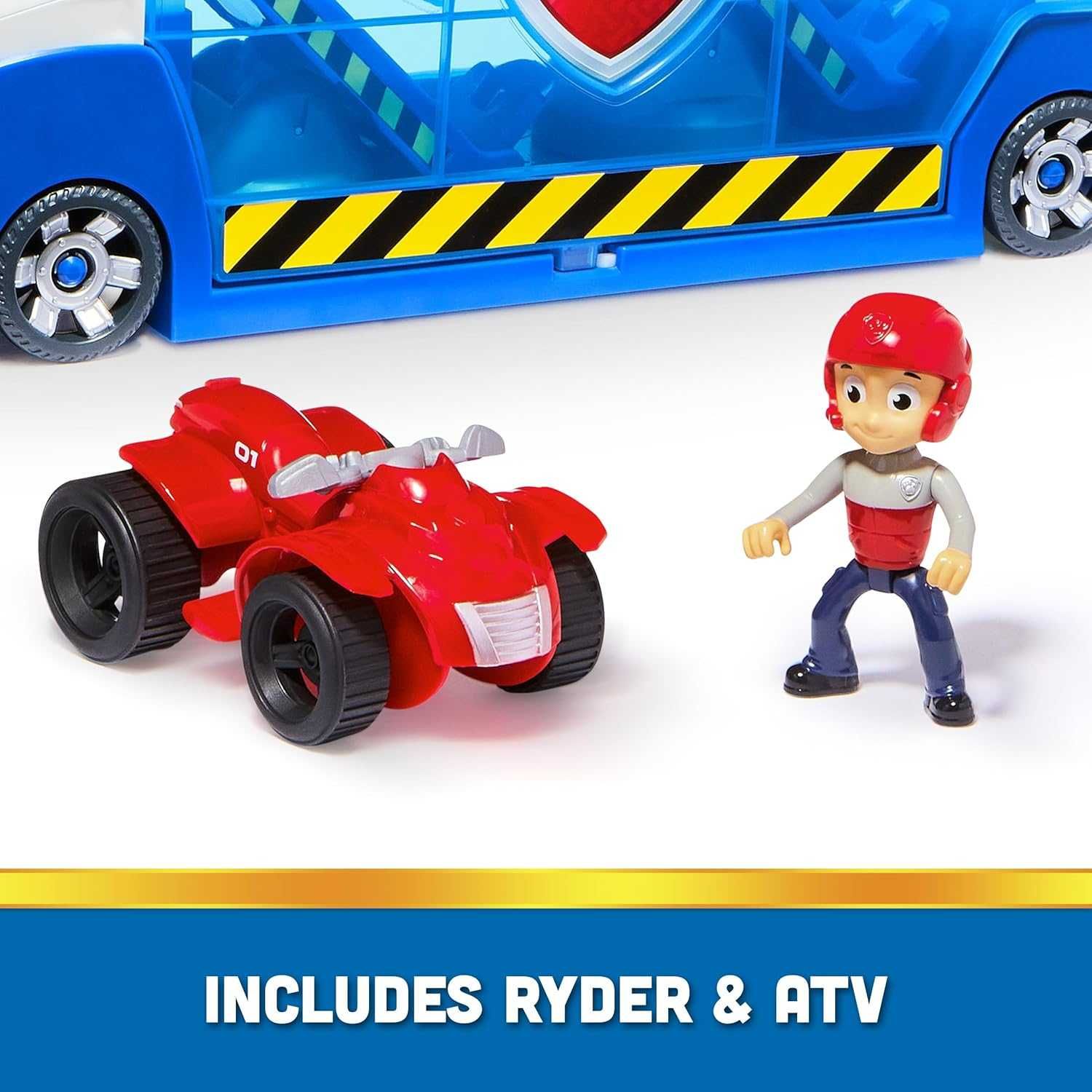 Paw Patrol Трансформиращ се патролер камион и фигура на Райдер с мотор