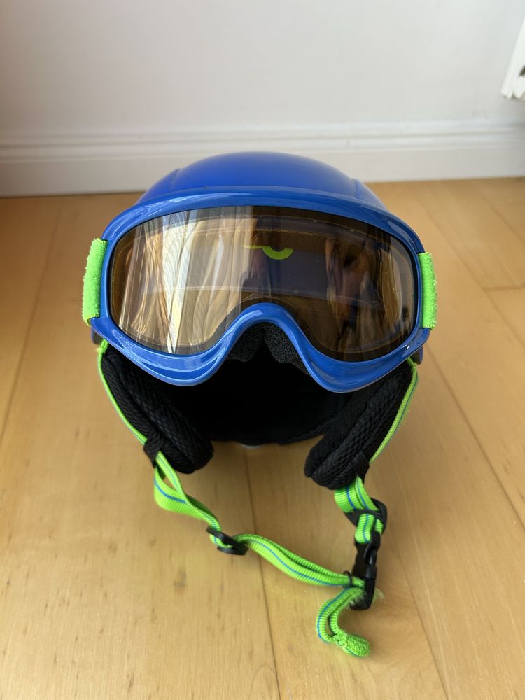 Vand casca ski si ochelari copii marimea XS (52-54 cm)
