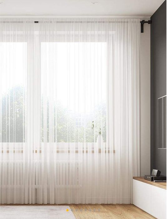 Тюль 8 м белая. В связи с переездом.