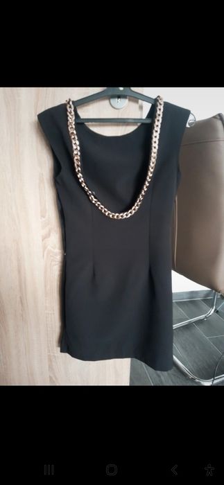 Rochie neagră Spate gol