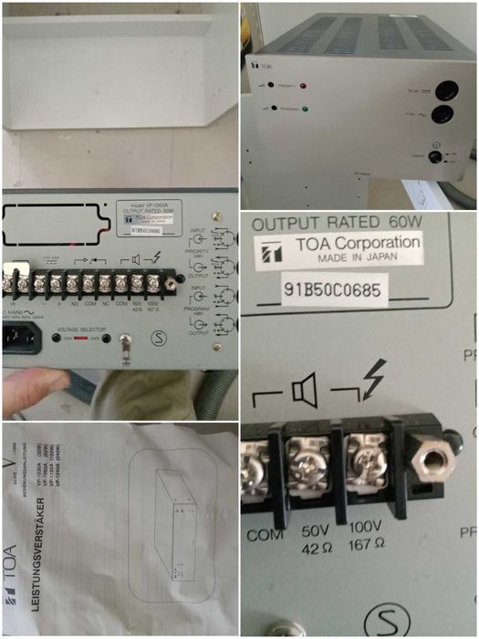 Amplificator  TOA VP1060A ,  Denon pma 720a