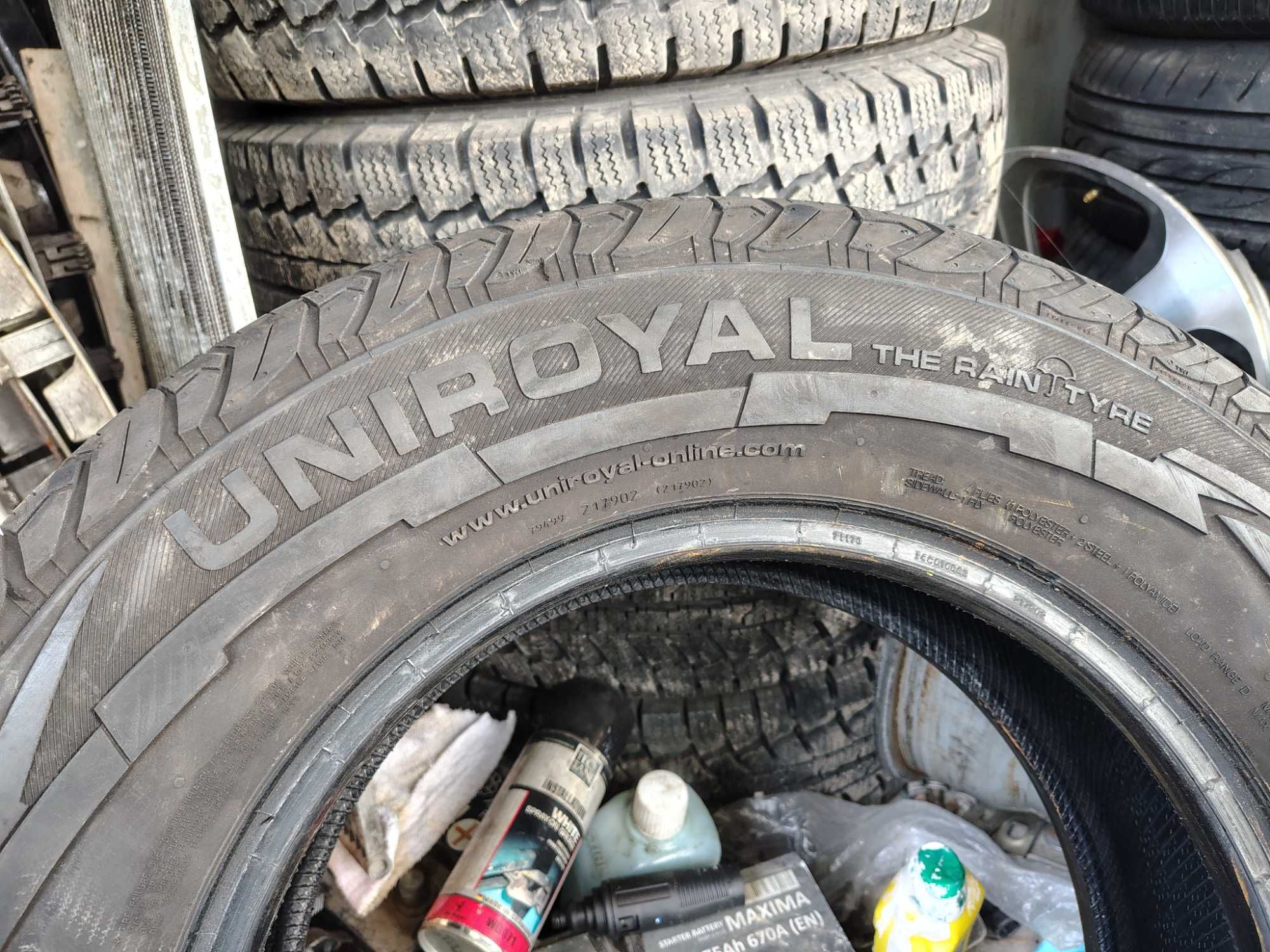 4бр.летни гуми UNIROYAL 215 75 16C DOT17 цена за брой