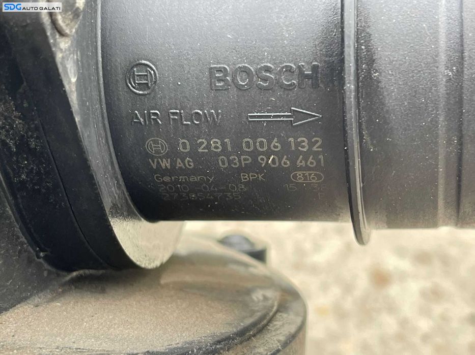Debitmetru Aer Skoda Fabia 2 1.2 TDI CFWA 2007 - 2015 Cod 03P906461 0281006132 [C4259]