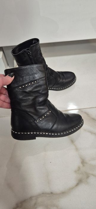 Cizme fete 31 cu blanita