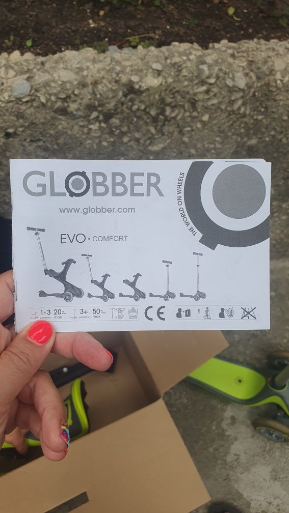 Тротинетка Globber Evo Comfort Lights