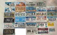 Colectie numere inmatriculare auto USA originale- 28 State diferite