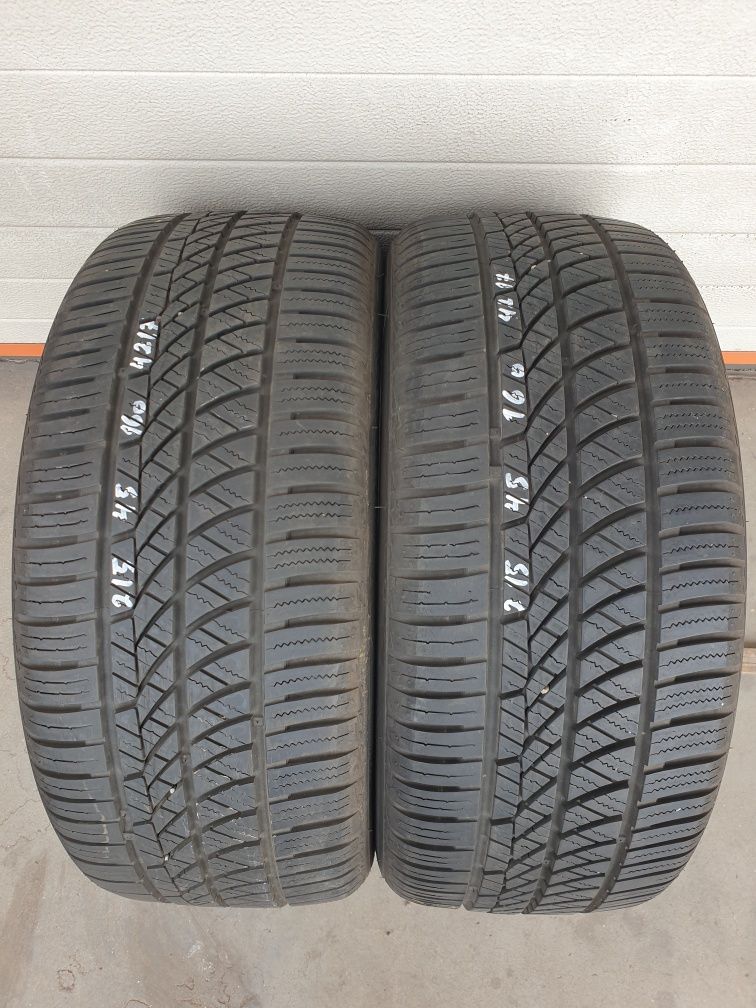 Всесезони гуми 2 броя HANKOOK Kinergy 4S 215 45 R16 дот 4217