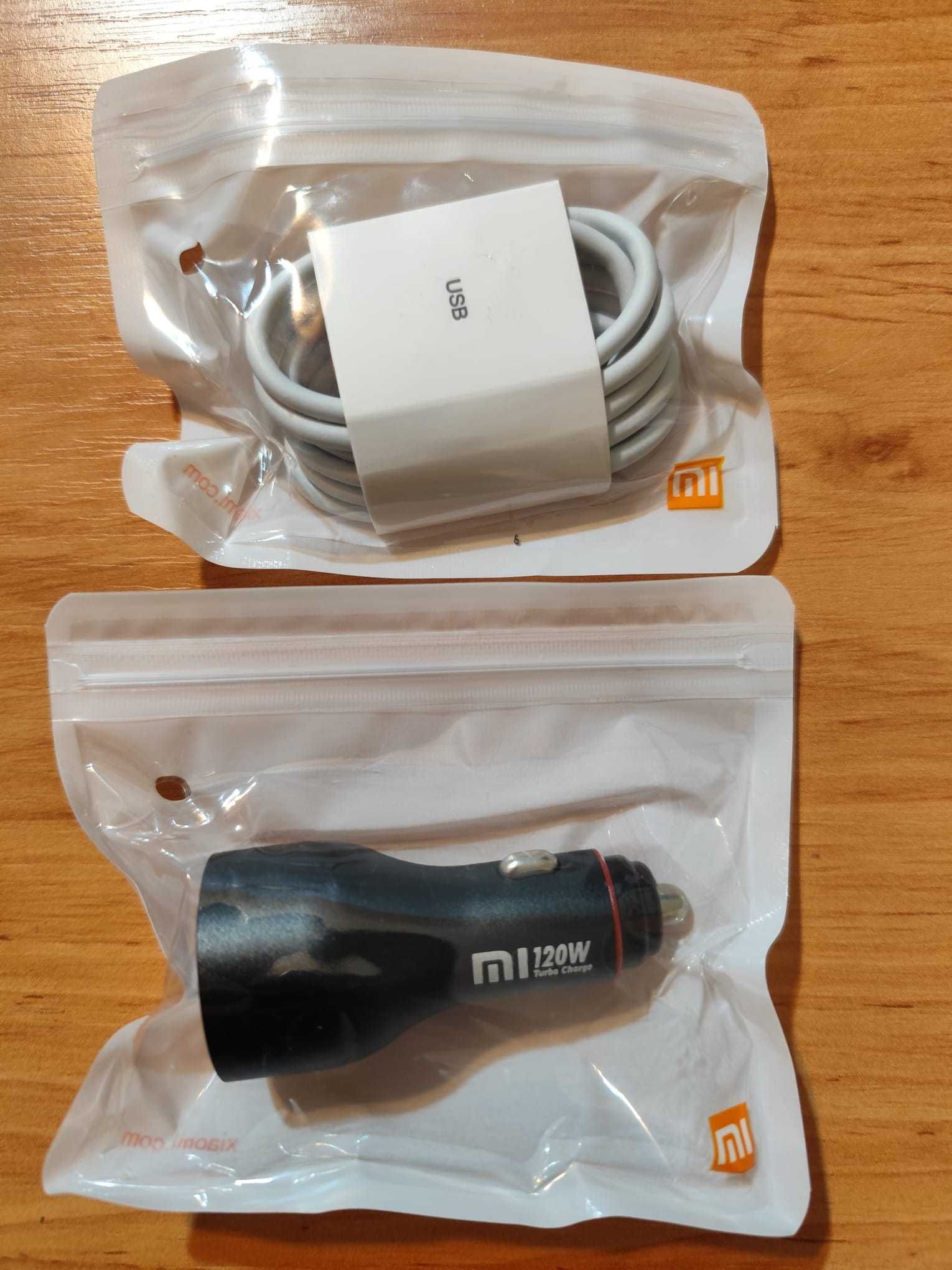 Set incarcator+cablu type-C Xiaomi 120w nou super charge original