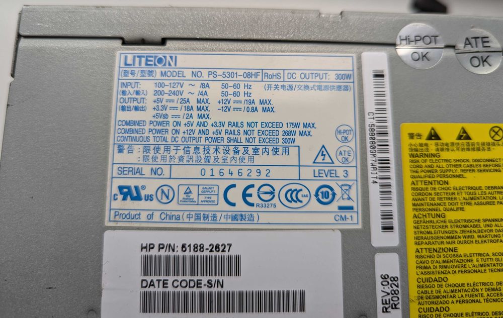 Sursa PC sau Benzi LED LITEON 300W Solida