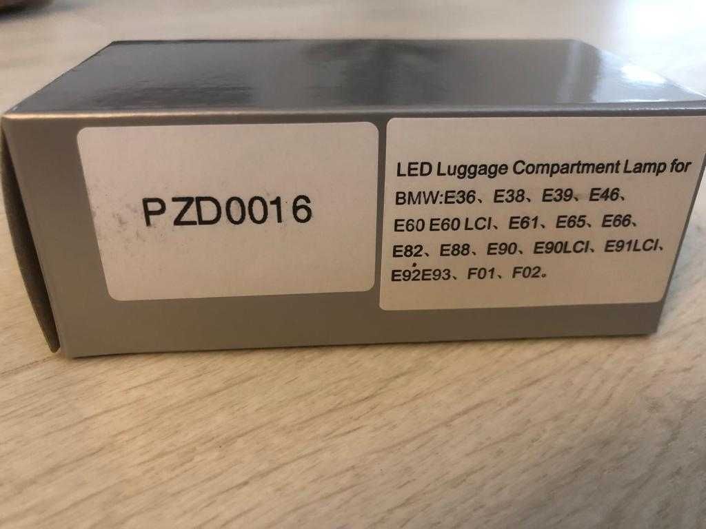 Lampa LED ambientala BMW porbagaj/torpedou/pedalier E46/E60/E90/F10/01