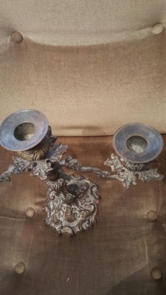 Бронзов свещник от WW2 - автентичен.