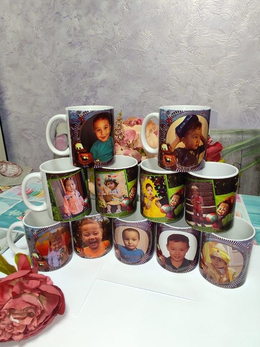 Кружки с вашими фото. На подарок талгар